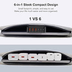 USB C Fast Charger, 100W GaN 6 Port Type C Charging Station Hub Block Cube - Image 7