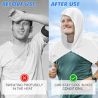Cooling Hoodie Towels for Neck and Face, UPF 50 Sun Protection & Instant Cooling - Image 4