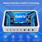 USB C Charger 415W USB C Charger Block, 8-Ports GaN IV Fast Charging Station Hub - Image 6