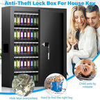 125 Keys Key Lock Box Wall Mount, Anti-Theft Key Organizer - Image 6