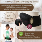 Baby Carrier with Hip Seat – Adjustable Waistband, Safety Harness & Storage - Image 8
