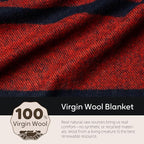100% Wool Blanket, Military Wool Blanket, Sporting Events, Survival Kits - Image 3