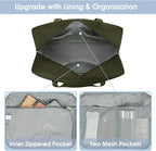 Carry on luaggage 22x14x9 Airlines Approved Foldable Carry on Bag Travel Duffel - Image 3