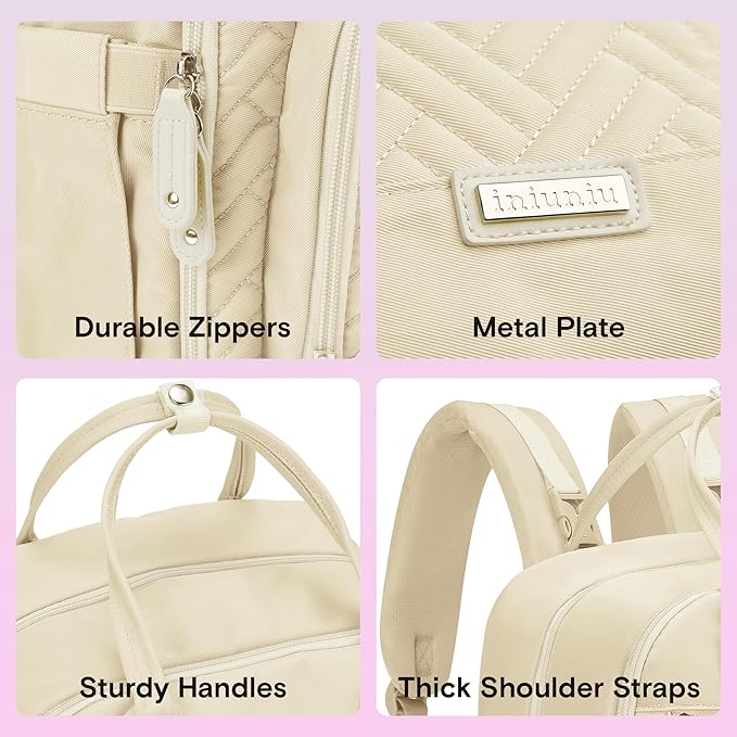 iniuniu Diaper Bag Backpack, 4 in 1 kit Large Unisex Baby Bags - Image 5