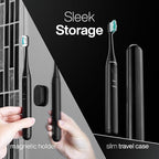 Aquasonic Icon ADA-Accepted Rechargeable Toothbrush | Magnetic Holder & Slim - Image 4