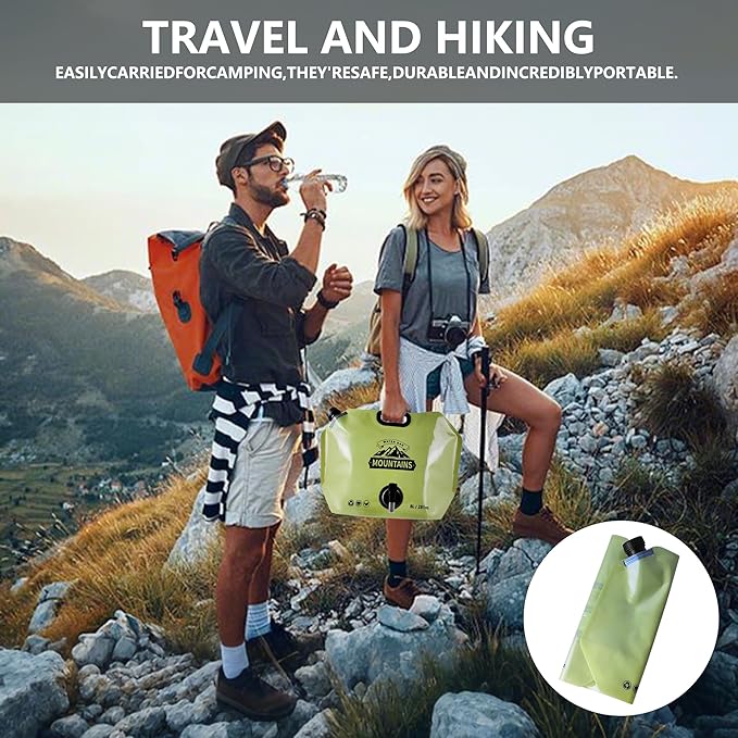 Collapsible 8L Water Storage Bag, BPA-Free Portable Folding Water Jug - Image 6