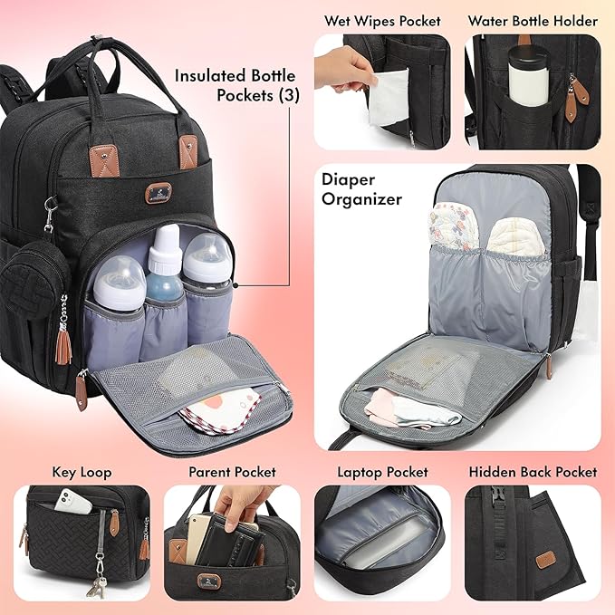 Dikaslon Diaper Bag Backpack - Image 5