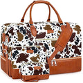 Weekender Bag for Women, Travel Duffel Bag Carry On Overnight Bag by ITIEZY