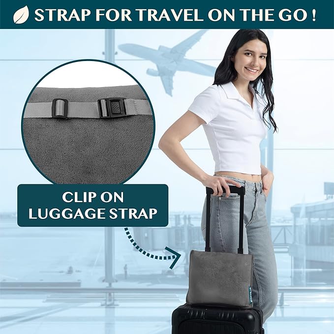 PAVILIA Travel Blanket Pillow, Soft Airplane Blanket 2-in-1 Combo Set, Plane - Image 3