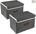 TYEERS Collapsible Storage Boxes, Washable Fabric Storage Bins by StorageOrganization