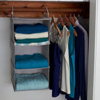 Household Essentials 3 Shelf Hanging Closet Organizer - Image 7