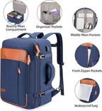 Travel Laptop Backpack, 42L Carry on Luggage, Flight Approved Expandable - Image 5