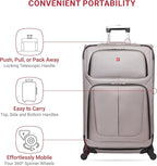 SwissGear Sion Softside Expandable Luggage, Checked-Large 29-Inch - Image 2