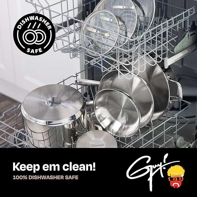 Guy Fieri's Flavortown 3.2-Quart Stainless Steel Sauce Pan - Image 7