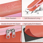 RAIACE Hard Storage Case Compatible with Dyson Airstrait Straightener, Travel Carrying Bag. (case only). (Red)