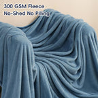 PHF Ultra Soft Fleece Blanket King Size, No Shed No Pilling Luxury Plush Cozy - Image 3
