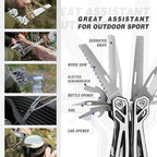 MOSSY OAK Multitool, 21-in-1 Stainless Steel Pocket Knife - Image 5