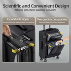 SHOWKOO Luggage Sets 3 Piece Softside Expandable Lightweight Durable Suitcase - Image 4