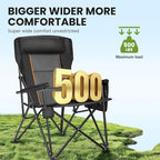 HIGH POINT SPORTS Oversized Folding Camping Chairs - Image 4