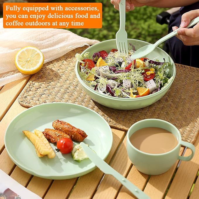 HOMQUEN 6-Piece Camping Mess Kit - Image 5