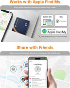 NOVOO SmartCard Air Locator Tag, iOS Only Bluetooth Tracker - Image 6