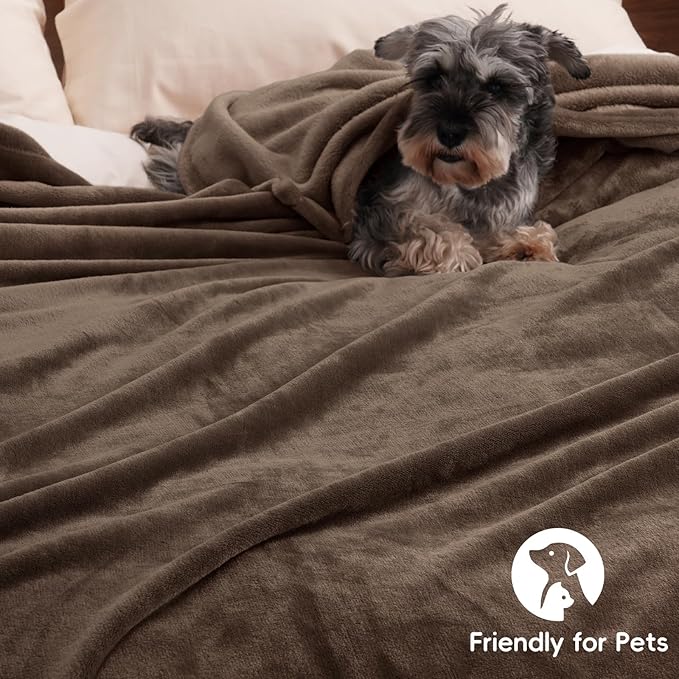 PHF Ultra Soft Fleece Blanket King Size, No Shed No Pilling Luxury Plush Cozy - Image 5