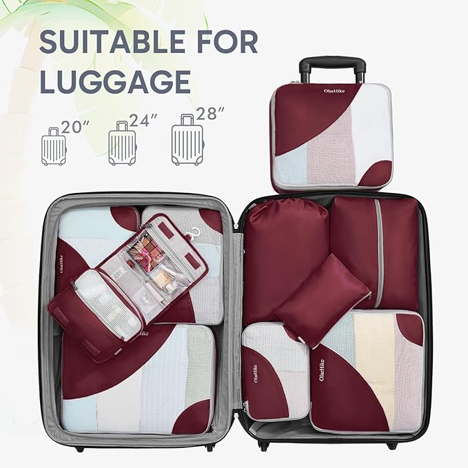 ALL INCLUDED 10 Set Sturdy Packing Cubes - Image 7