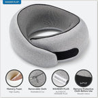 WANDER PLUS® Travel Neck Pillow, Memory Foam Neck Pillow - Image 4