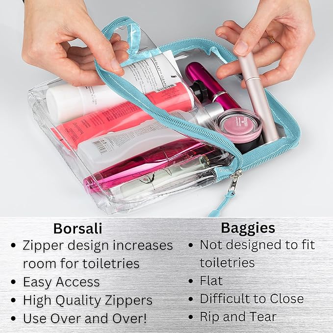BORSALI TSA-Approved Quart-Sized Bag - Image 4