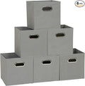 Household Essentials 84-1 Foldable Fabric Storage Bins | Set of 6 Cubby Cubes by HouseholdEssentials