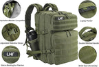 LHI Military Tactical Backpack for Men and Women 45L Army 3 Days Assault Pack - Image 7
