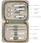 8-Piece Manicure Pedicure Set-Stainless Steel Nail Clippers Toenail Fingernail - Image 2