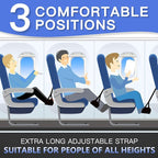 2-Pack Airplane Travel Footrest Hammock - Image 3