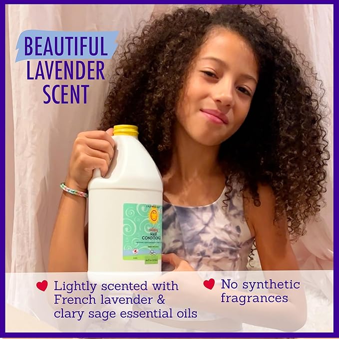 California Baby Calming Hair Conditioner | 100% Plant-Based Kids Conditioner | - Image 6