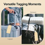 4 PCS Personalized Metal Luggage Tag – Personalized Engraved Suitcase Tag - Image 7