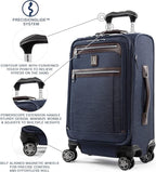 Travelpro Platinum Elite Softside Expandable Carry on Luggage, 8 Wheel Spinner - Image 2