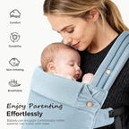 Baby Carrier Newborn to Toddler- Ergonomic, Cozy and Lightweight Infant Carrier - Image 2