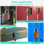 CL11MC Combination Lock, 4 Digit Outdoor Combination Padlock Set Your own - Image 7