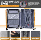 AnyZip Luggage PC+ABS Aluminum Frame Zipperless Checked Luggage Hard Shell - Image 6