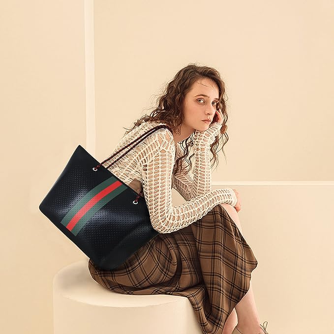 QOGiR Neoprene Multipurpose Beach Bag Tote - Image 8