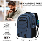 Blue Backpack for Men Women, Backpack for School, School Backpacks for Boys - Image 4