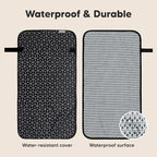 KeaBabies Portable Diaper Changing Pad, Easy Wipe Clean - Image 4