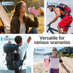 Collapsible Water Bottles, 20oz Reusable Silicone Foldable Water Bottle - Image 5