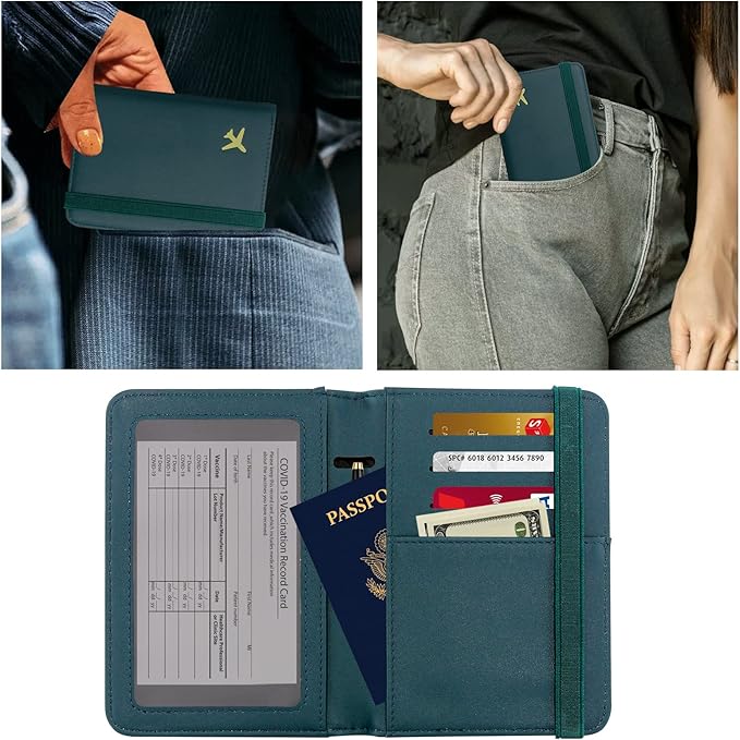 ZOPPEN Passport Holder Wallet, Passport Cover Travel Wallet Women Travel - Image 4