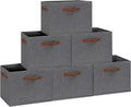GhvyenntteS Large Fabric Storage Bins 6 Pack, Foldable Closet Storage Bins by GhvyenntteS