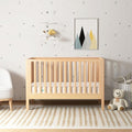 Newton Baby Galileo Standard Crib, Solid Beech Wood in Natural Color, 3-in-1 by newton