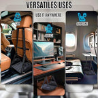 Foot Hammock for Plane Travel, Memory Foam Airplane Foot Hammock, No Feet - Image 4