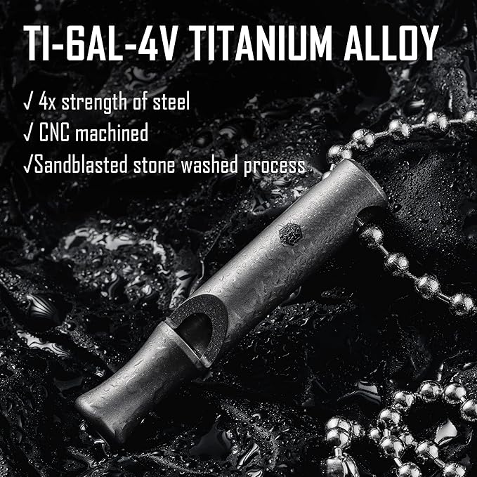 KeyUnity Titanium Emergency Whistle - Image 8