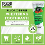 MOUTHWATCHERS Whitening Fluoride Free Naturally Sourced Toothpaste, 2 Tubes - Image 4