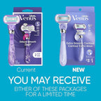 Gillette Venus Deluxe Smooth Swirl Women's Razor Handle + 2 Blade Refills - Image 2